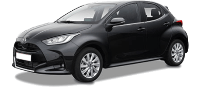 Mazda Mazda2 1.5 Hybrid 85kW Prime-Line leasen - front angle - DirectLease